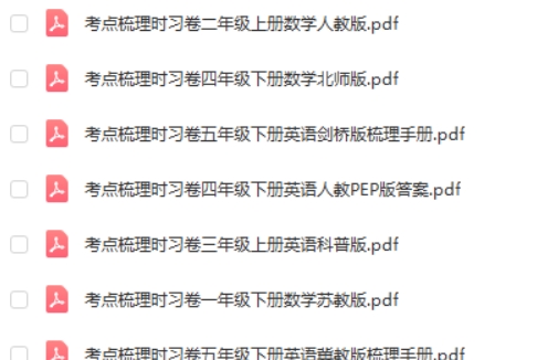 王朝霞考点梳理时习卷 1-6年级全套第2张
