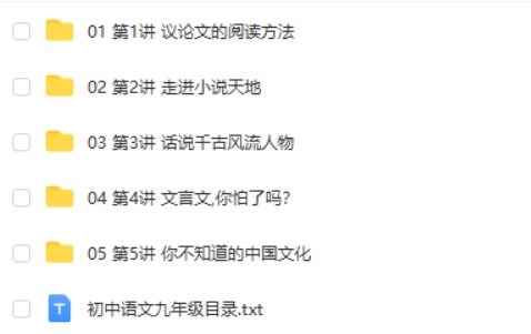 万门中学赵成程初中语文九年级语文网课视频第2张