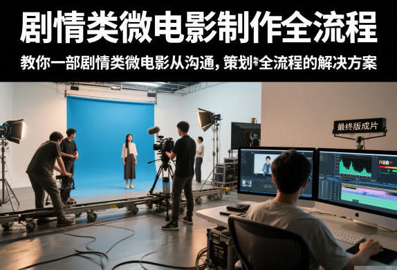 剧情类微电影制作全流程,教你一部剧情类微电影从沟通,策划到拍摄制作第1张-惠学吧-虚拟资源货源网 剧情类微电影制作全流程,教你一部剧情类微电影从沟通,策划到拍摄制作