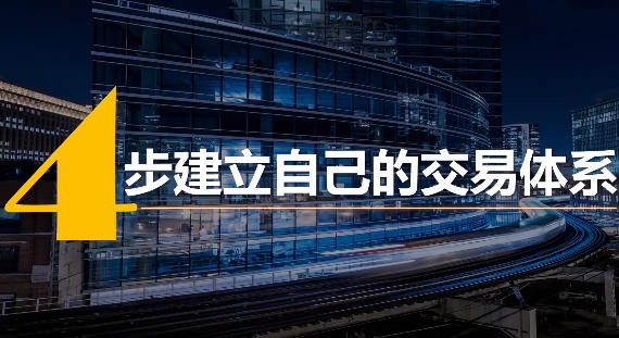 4步建立专属于你的交易体系第1张-惠学吧 4步建立专属于你的交易体系