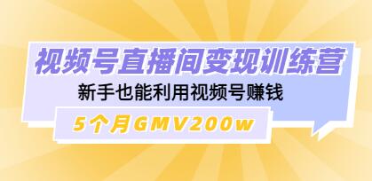 新手也能通过《视频号直播变现教程》在5个月内实现200万的GMV收入第1张