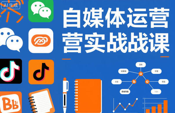 自媒体运营实战课，掌握一套系统的自媒体运营底层方法论