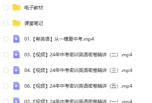 作业帮2024初三中考英语冲刺密训班多名师主讲第2张