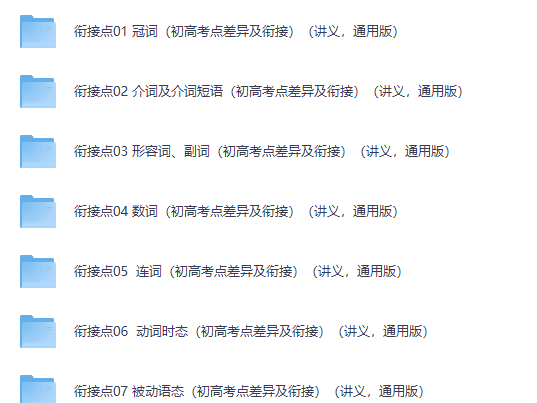 2026秋学期-初高英语考点差异衔接-PDF下载第2张-惠学吧-虚拟资源货源网