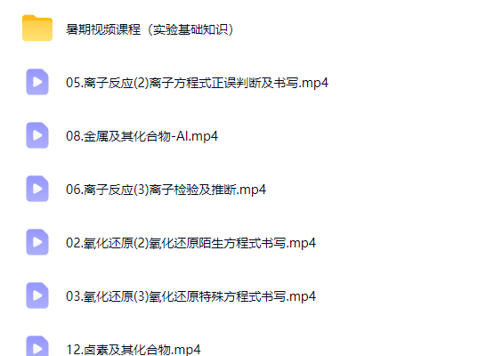 2027张苗苗高三高考化学一轮暑假班网课视频第2张-惠学吧-虚拟资源货源网