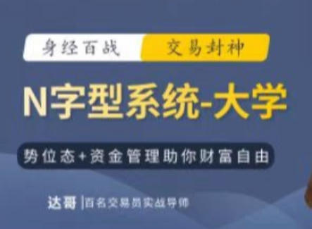 达哥-N字交易系统小学、中学、大学第1张-惠学吧 达哥-N字交易系统小学、中学、大学