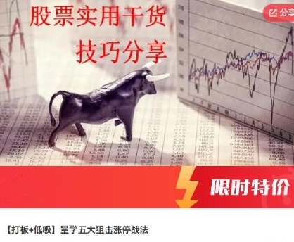 量学五大狙击涨停战法，打板+低吸第1张