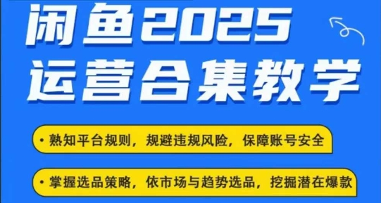 闲鱼电商运营教程，最新咸鱼玩法