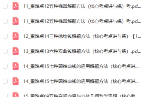 2024高考数学一轮复习专项15个重难点（核心考点讲与练）PDF第2张