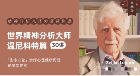 世界精神分析大师《温尼科特篇》30讲