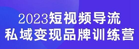 《2023短视频导流・私域变现课》导流3000+私域打法 销售额2w+第1张