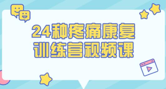 苟文强《24种疼痛康复训练营》适用肩周炎、腰椎间盘突出等疼痛症康复第1张