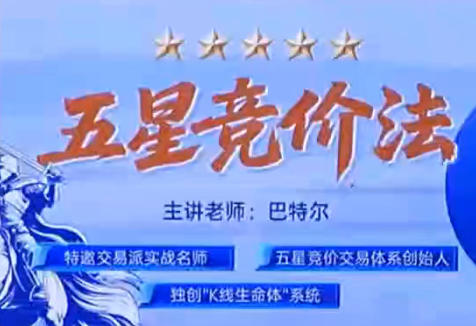 五星竞价法强基课,看懂股市开盘密码+资料指标-巴特尔第1张-惠学吧 五星竞价法强基课,看懂股市开盘密码+资料指标-巴特尔