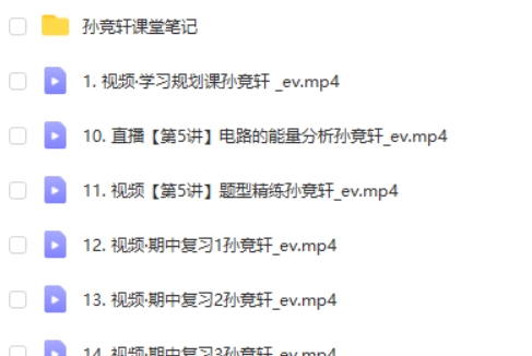 2024孙竞轩高二物理(A+一轮秋季班)网课视频第2张-惠学吧