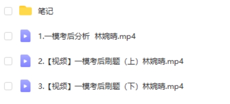 2023林婉晴高中高考物理(三轮密训班)网课视频第2张-惠学吧