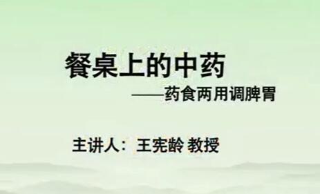 王宪龄《餐桌上的中药》健康<a target=