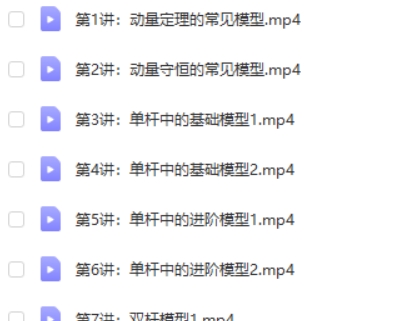 2023赵星义高中高二物理(寒假班)网课视频第1张-惠学吧