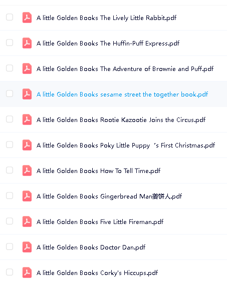 little Golden Books 小金书11本PDF全套下载第2张-惠学吧 Image