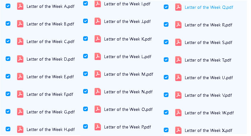 《Phonics Letter of the week》儿童拼读26个字母书绘本PDF下载第2张-惠学吧 自动草稿