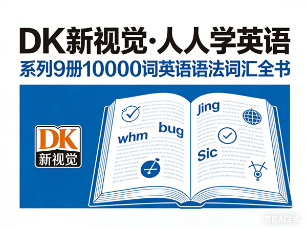 Dk中文《dk新视觉·人人学英语》系列9册10000词英语语法词汇全书