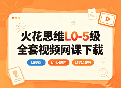 火花思维L0-5级全套视频网课第1张-惠学吧-虚拟资源货源网 火花思维l0 5级全套视频网课
