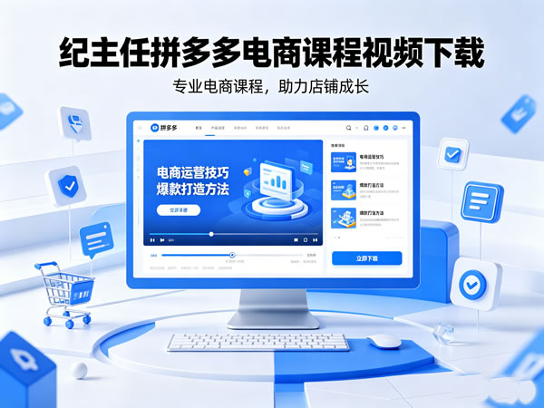 纪主任拼多多电商课程视频下载