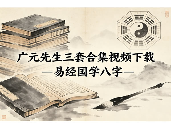 广元先生三套合集视频下载-易经国学八字第1张-惠学吧 广元先生三套合集视频下载 易经国学八字
