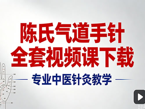 陈氏气道手针全套视频课下载第1张-惠学吧-虚拟资源货源网 陈氏气道手针全套视频课下载
