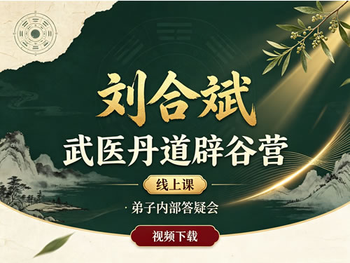 刘合斌 武医丹道辟谷营(线上课)+（弟子内部答疑会）视频下载