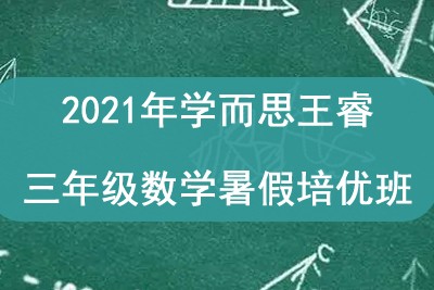 2021年学而思王睿 三年级数学暑假培优班第1张-惠学吧 Image 470