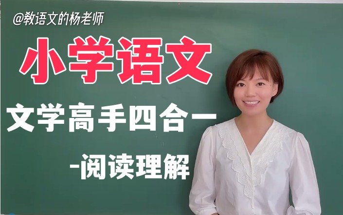 杨悦小学语文《文学高手四合一课程》提升小学语文阅读写作水平网课视频第1张-惠学吧 Image 85