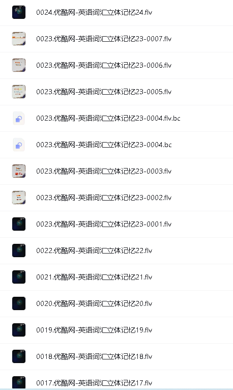 优酷出品-英语词汇立体记忆全集(1-50)网盘下载第4张-惠学吧 Image