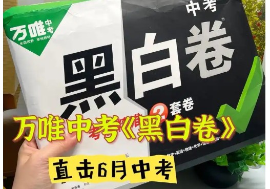 2025年万唯中考黑白卷 (多版本) PDF下载第1张-惠学吧 Image