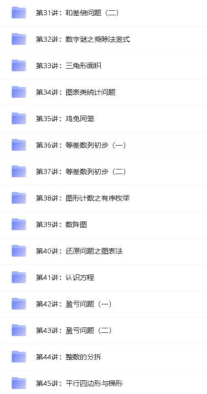 学而思小学奥数课程(竞赛班)1-6年级全套视频下载第11张-惠学吧 Image