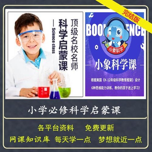 小象科学 中小学科学实验启蒙课 网课视频第1张-惠学吧 Image