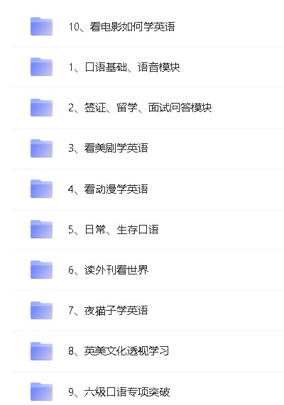 【考虫】英语口语系统学习班-最新整理第2张-惠学吧 Image