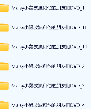 启蒙动画片《小鼠波波和他的朋友们》( Maisy mouse) 全套11DVD44集第2张-惠学吧 Image