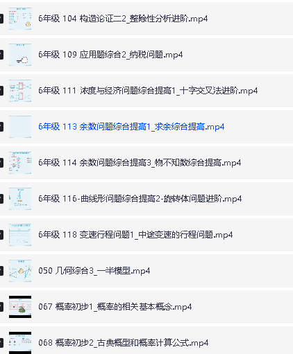 【小学奥数】高思数学竞赛高斯数学导引1-6年级(含视频讲解及练习)第8张-惠学吧 Image