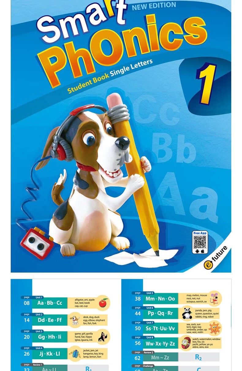 Smart Phonics Book自然拼读练习+音频)全套下载第1张-惠学吧 Image