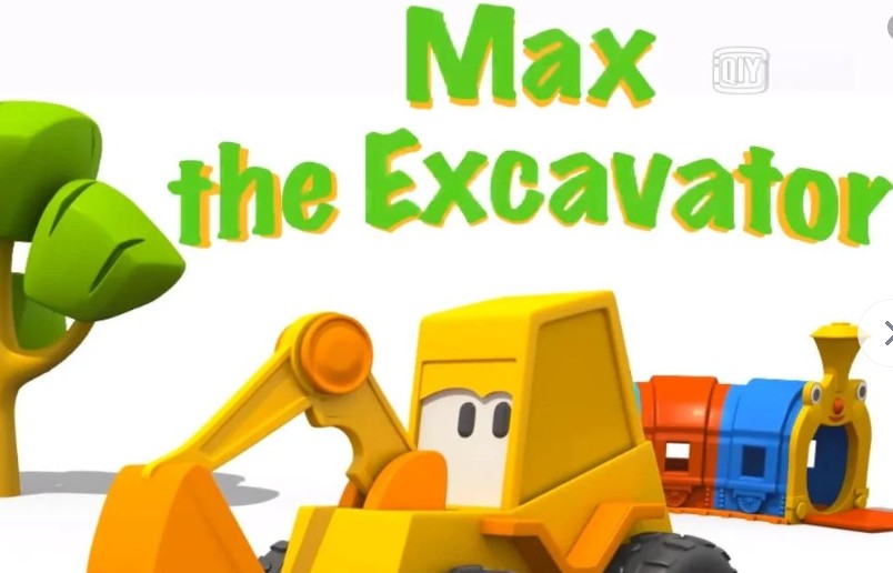 《挖掘机麦克斯 Excavator Max》全套下载英语启蒙益智动画第1张-惠学吧 Image