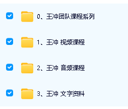 王冲视频课程全套合集下载第2张-惠学吧 Image