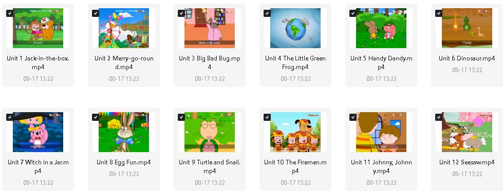 清华幼儿英语(kinderpower )语感启蒙视频动画全集下载第7张-惠学吧 Image