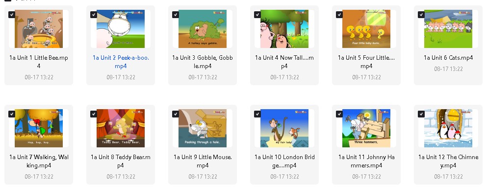 清华幼儿英语(kinderpower )语感启蒙视频动画全集下载第8张-惠学吧 Image