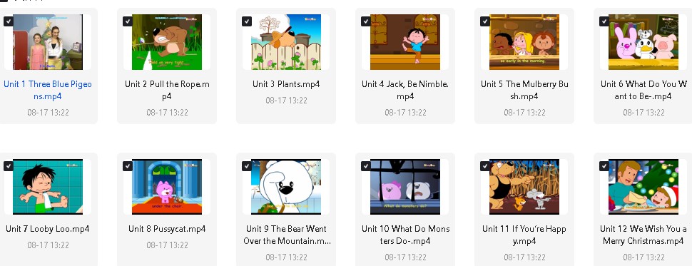 清华幼儿英语(kinderpower )语感启蒙视频动画全集下载第12张-惠学吧 Image