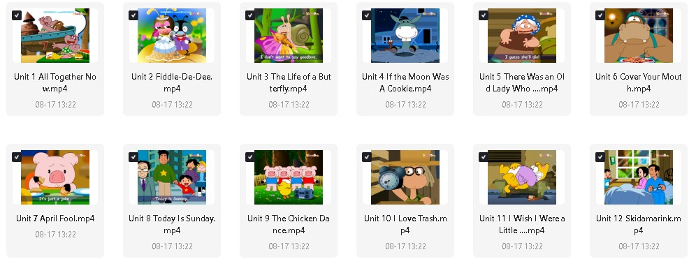 清华幼儿英语(kinderpower )语感启蒙视频动画全集下载第15张-惠学吧 Image