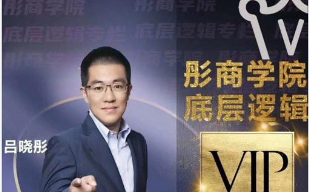 吕晓彤底层逻辑全套视频下载第1张-惠学吧 Image