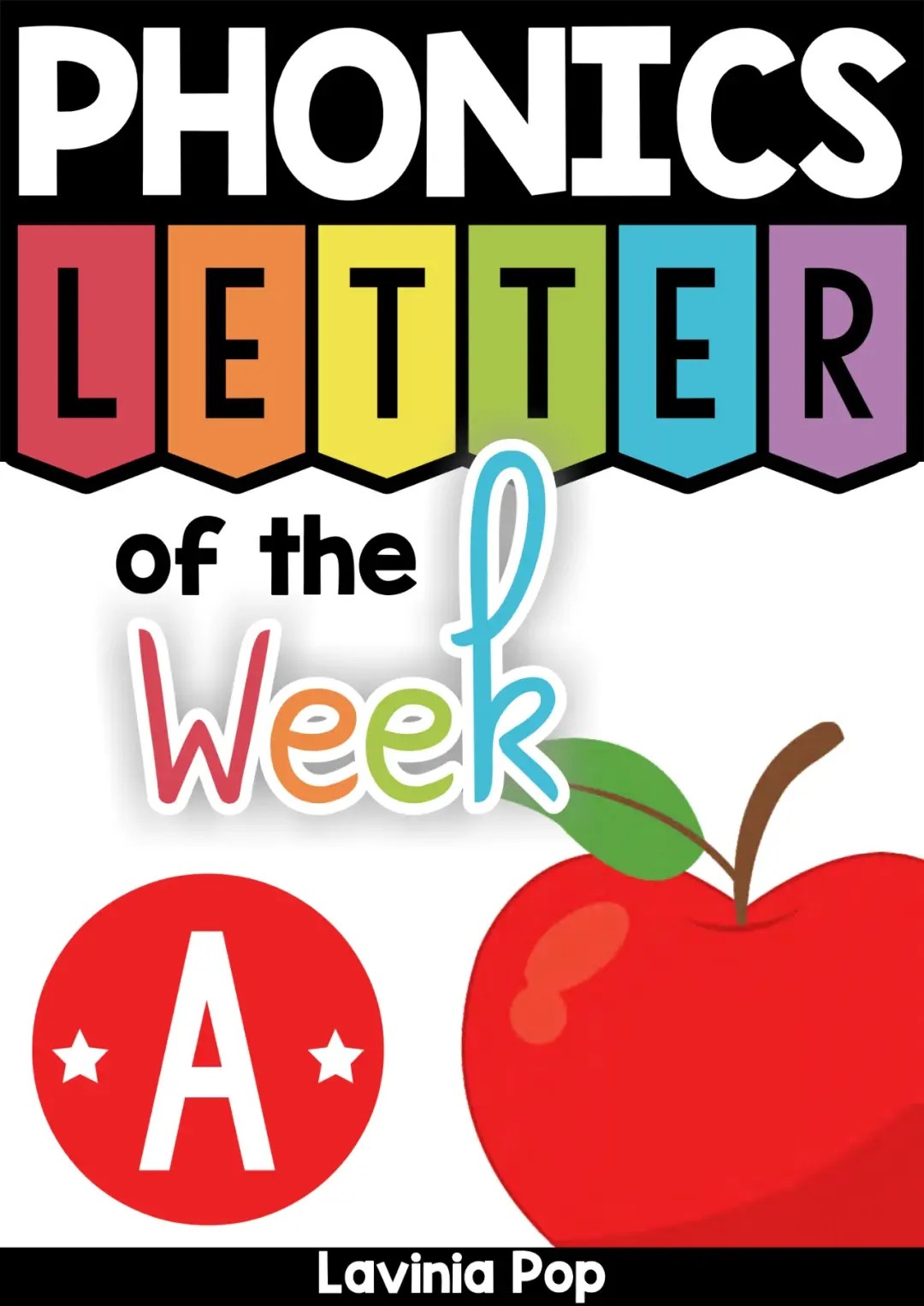 儿童自然拼读字母书《Phonics Letter Of The Week》下载 自然拼读启蒙教材第1张-惠学吧 Image