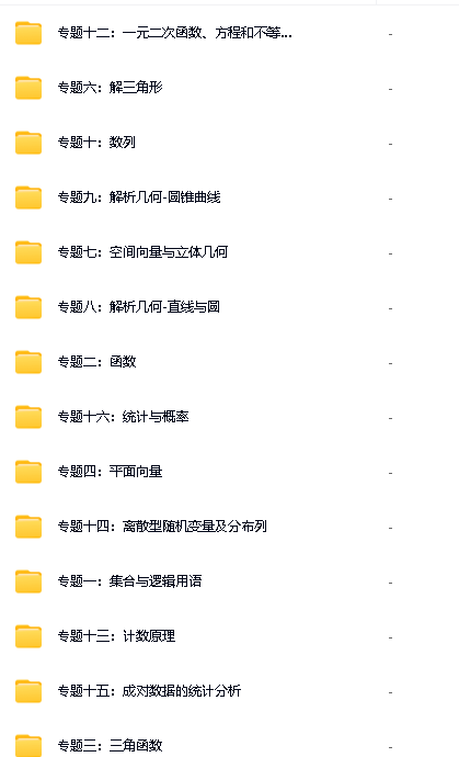 2025高考数学专题笔记精美版(学生+教师)全套下载第2张-惠学吧 Image