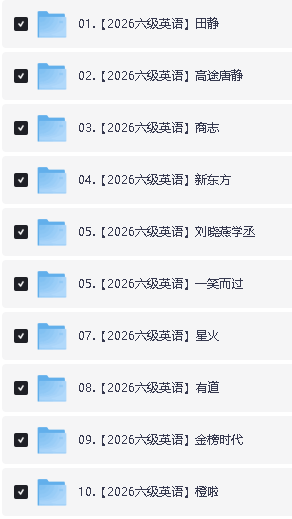 英语六级培训机构名师合集网课下载第2张-惠学吧 Image