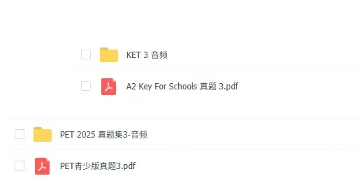 2025剑桥青少版真题3【KET+PET】PDF+MP3第2张-惠学吧 Image